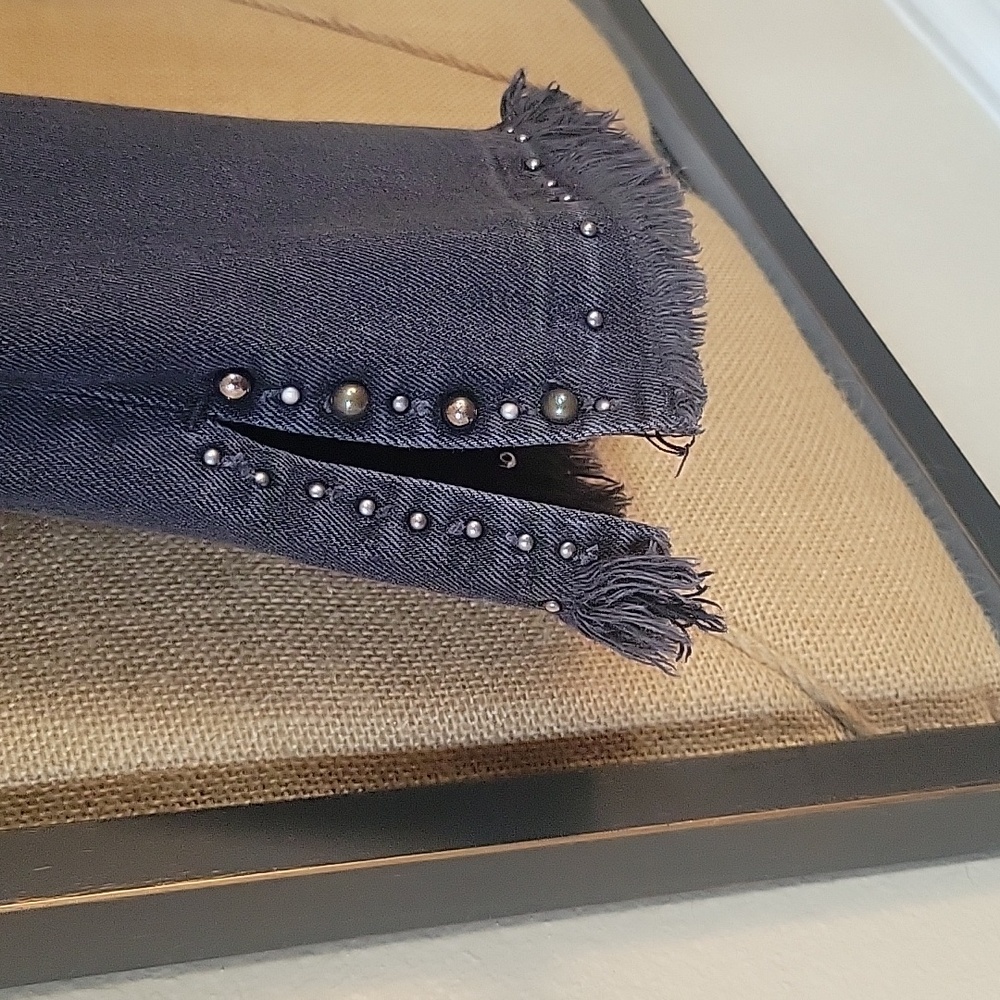 DRIFTWOOD Charcoal Denim Jeans With Studs